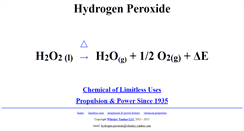 Desktop Screenshot of hydrogen-peroxide.us